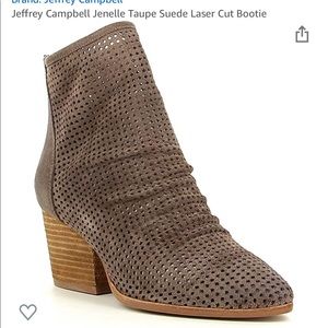 BNIB Jeffrey Campbell perforated booties - sz 7.5